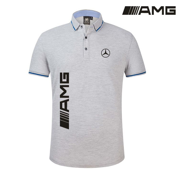 2022 Polo Mercedes-Benz AMG Homme Slim Coton Piqué Logo AMG Homme